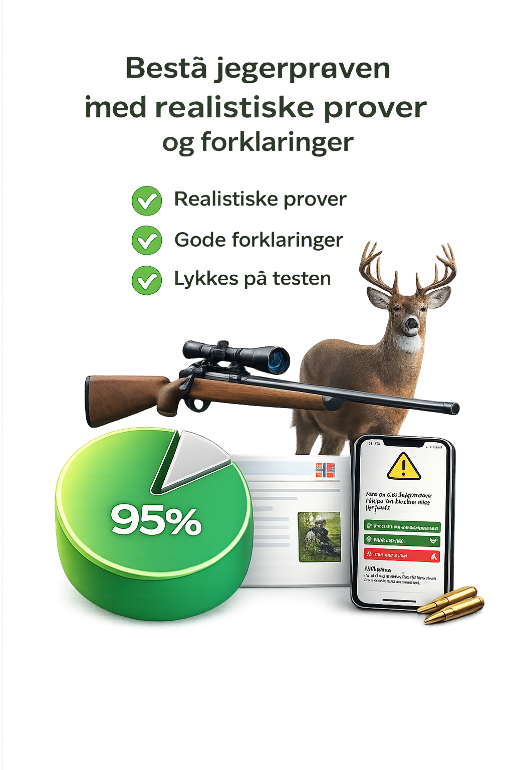 Jaktmotiv for jegerprøven